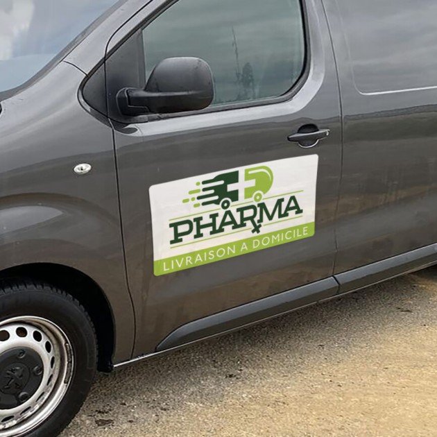 Plaques aimantées pour voiture