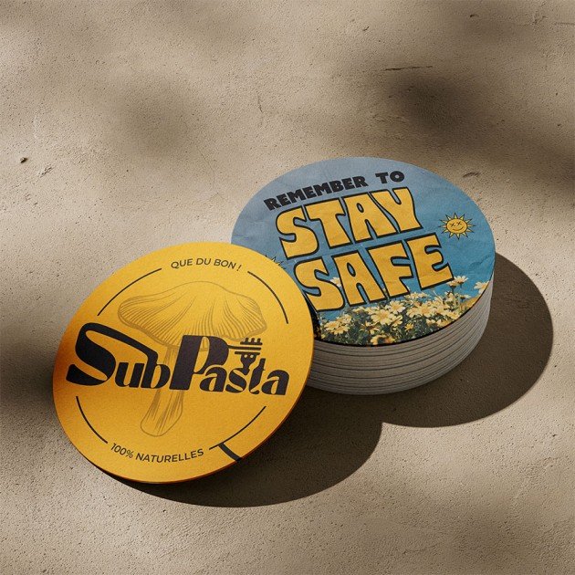 Cartes de visite - Rondes